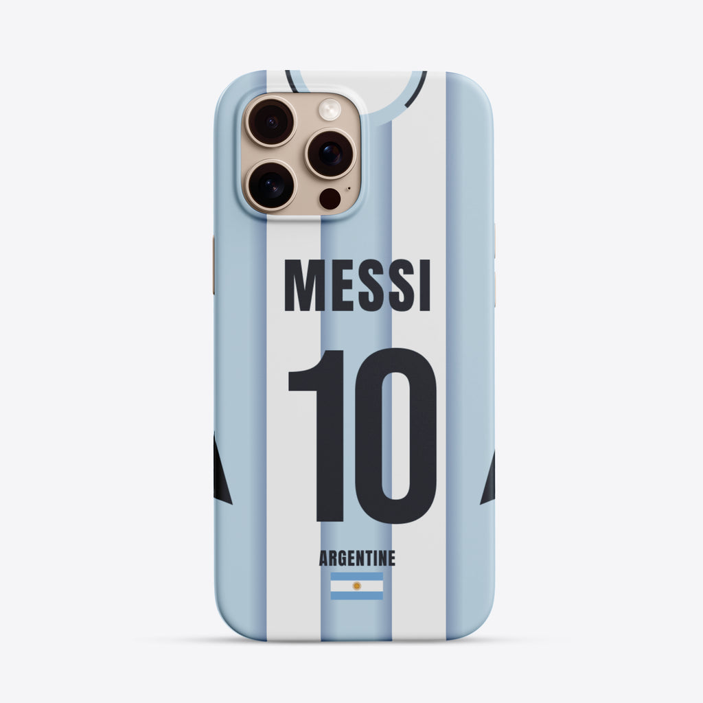 Coque Argentine Domicile - Coupe du Monde 2026 Personnalisable