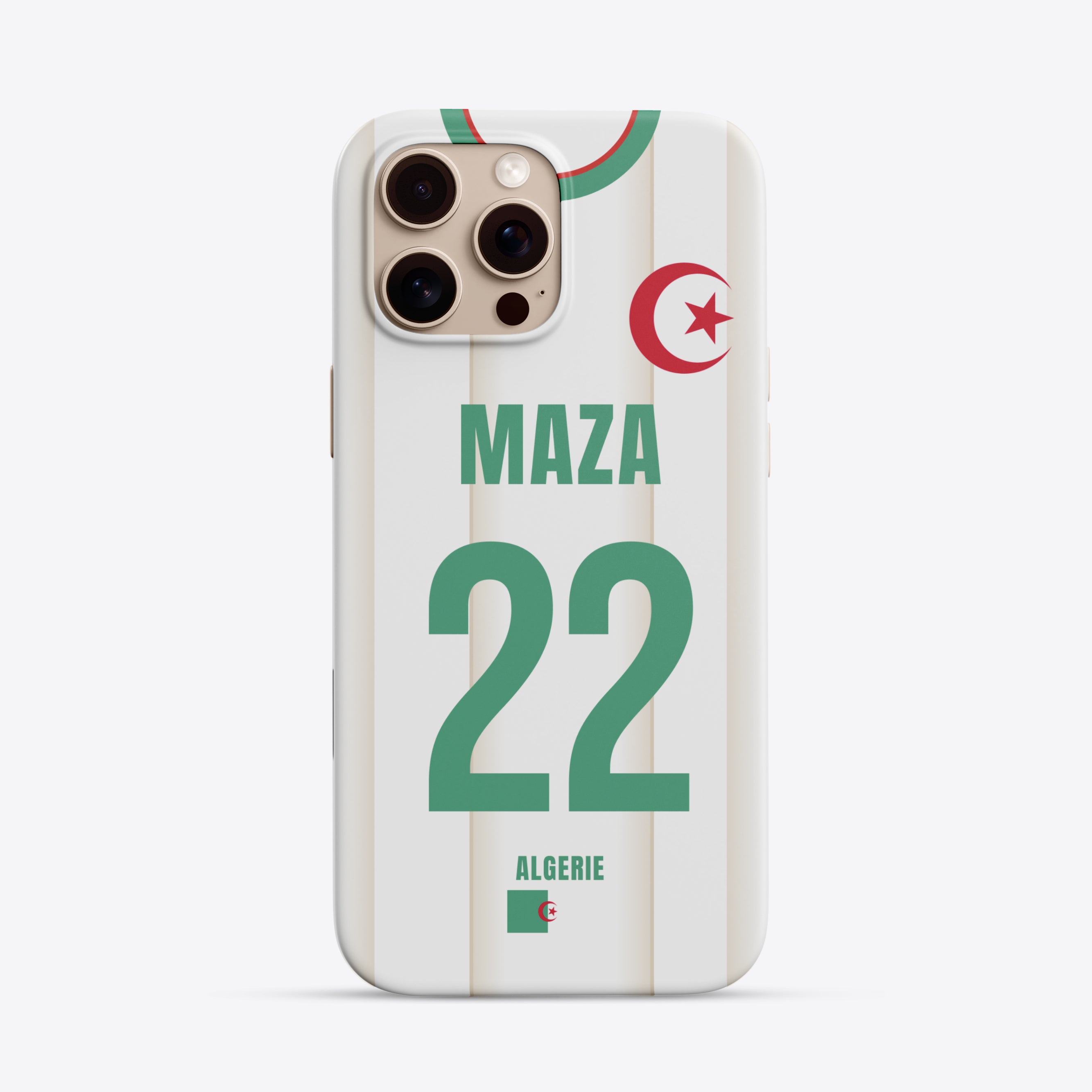 Coque Algérie Domicile - Coupe du Monde 2026 Personnalisable