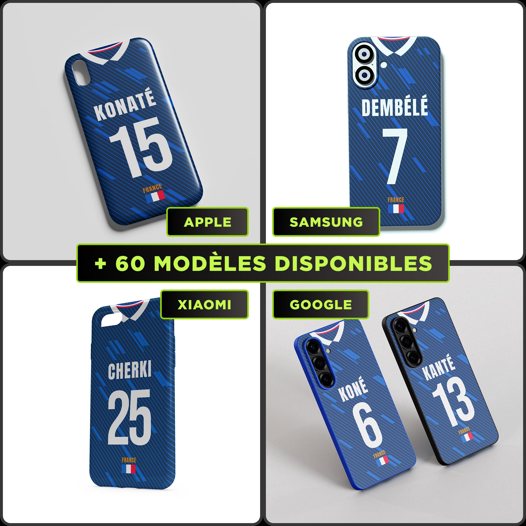 Coque Argentine Domicile - Coupe du Monde 2026 Personnalisable