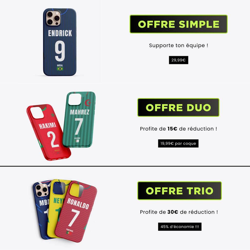 Coque Argentine Domicile - Coupe du Monde 2026 Personnalisable